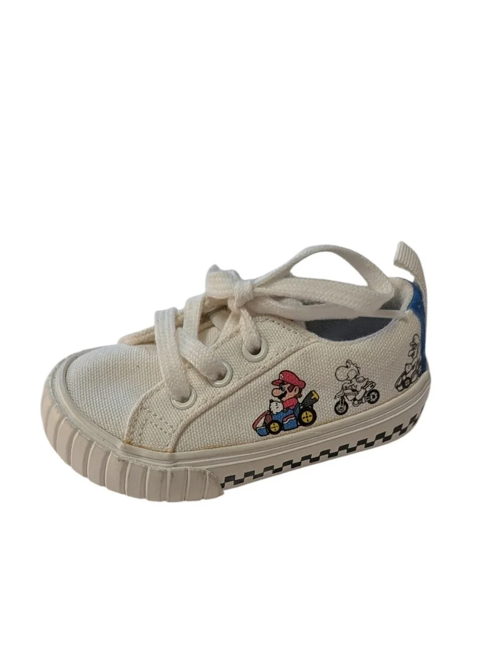 Zara, Kids Mario Kart Sneakers. Euro Sz 19 (3.5-4). *MISSING ONE SHOELACE*